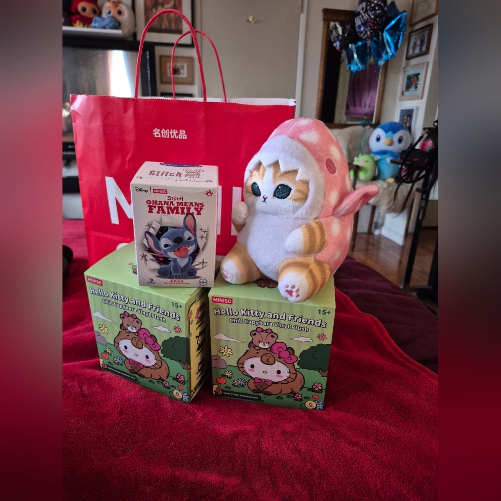 NWT Mofusand Shark Cat Plush From Miniso